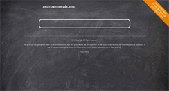 Desktop Screenshot of americannomads.com